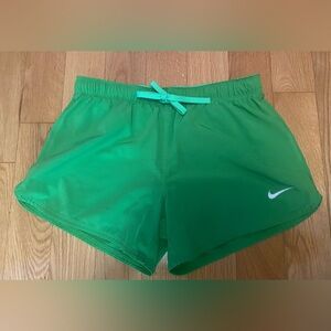 Women’s Green NIKE Dri-Fit Shorts | Size: S